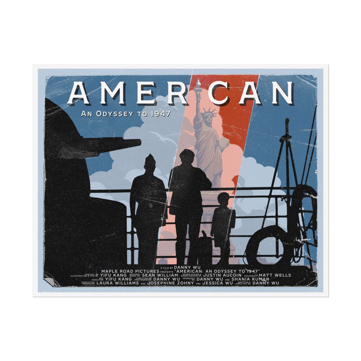 American Horizontal Poster