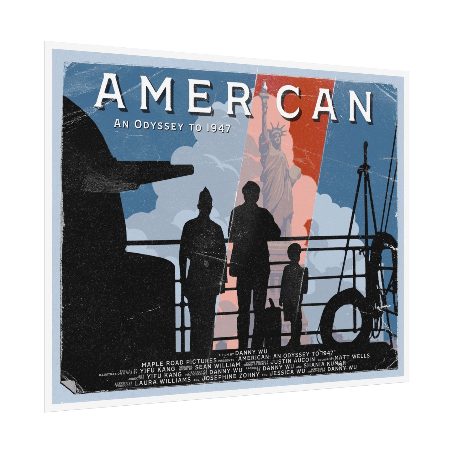 American Horizontal Poster