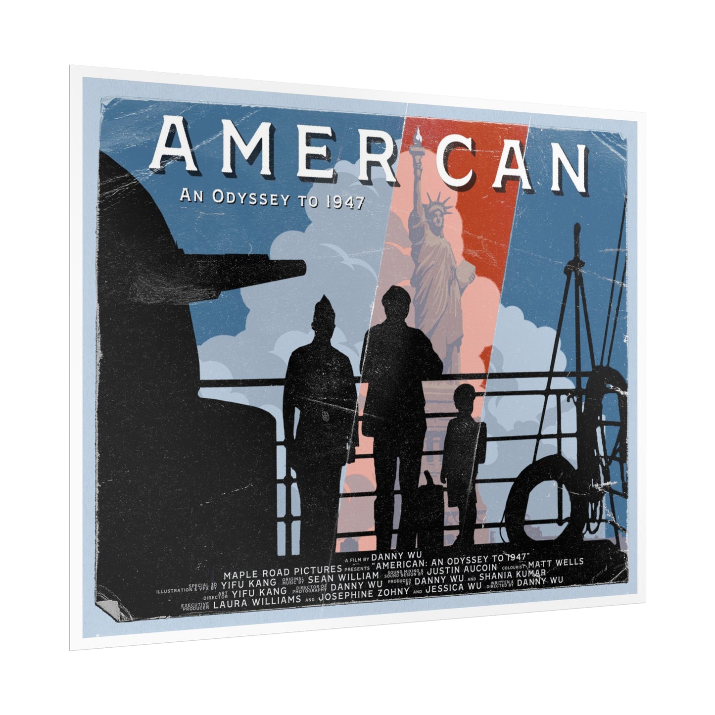 American Horizontal Poster