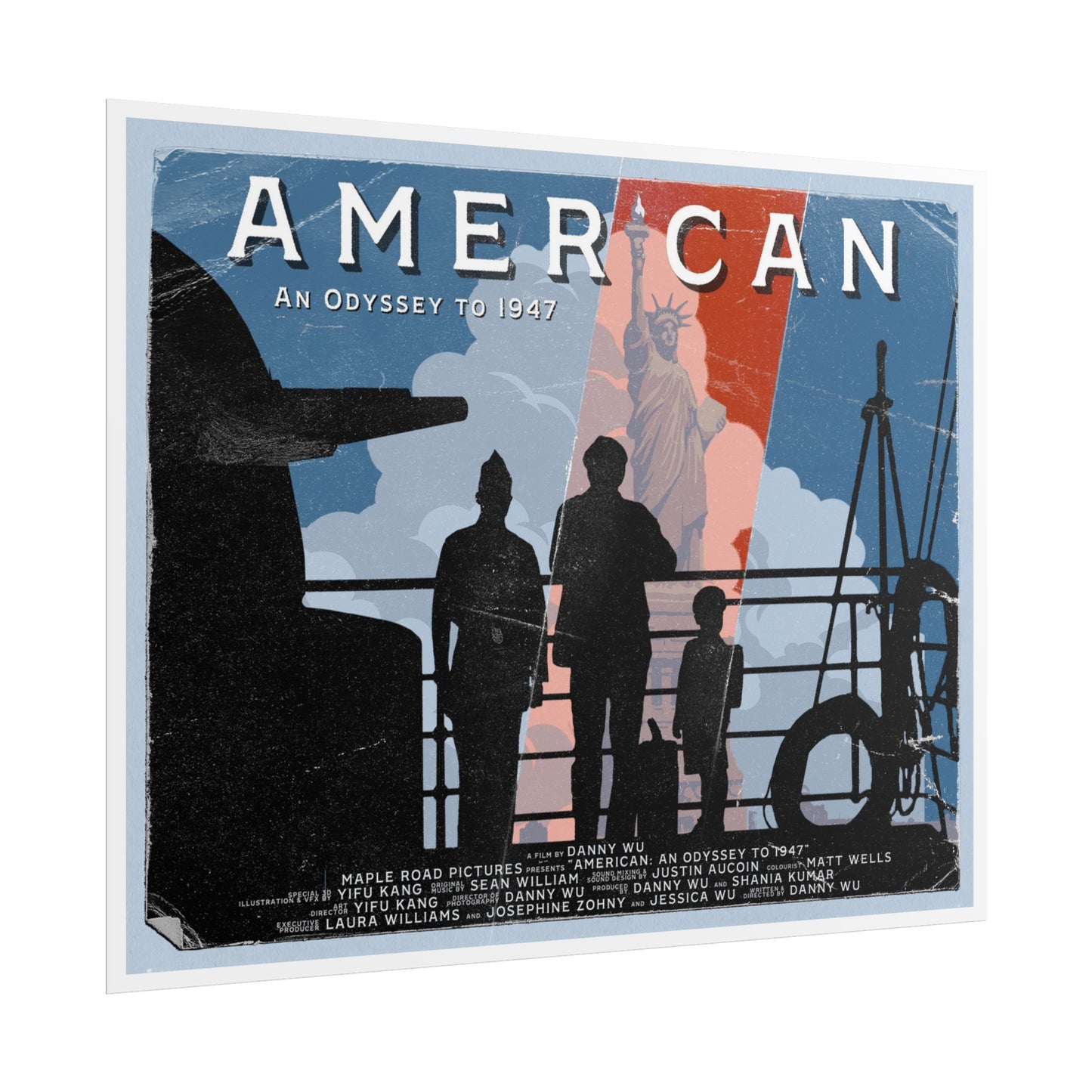 American Horizontal Poster