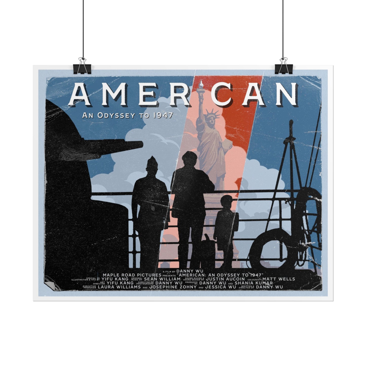 American Horizontal Poster